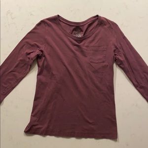 Burgundy ivory ella long sleeve.